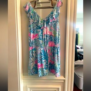 Bright Lilly Pulitzer size medium romper